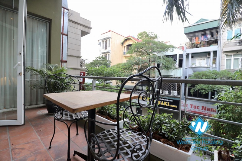 Quiet apartment for rent in Linh Lang st, Ba Dinh area.